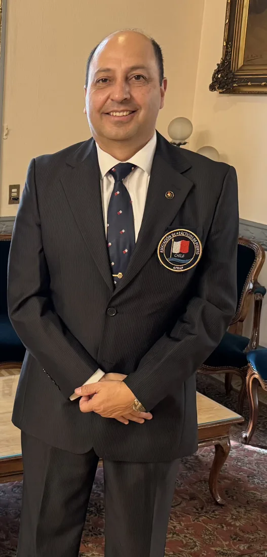 Retrato del Capitán Felipe Prado Cataldo, Vicepresidente de APRAPUERTO